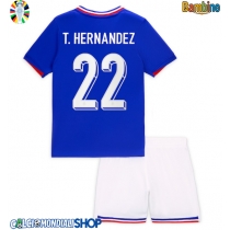 Maglie da calcio Francia Theo Hernandez #22 Prima Maglia Bambino Europei 2024 Manica Corta (+ Pantaloni corti)
